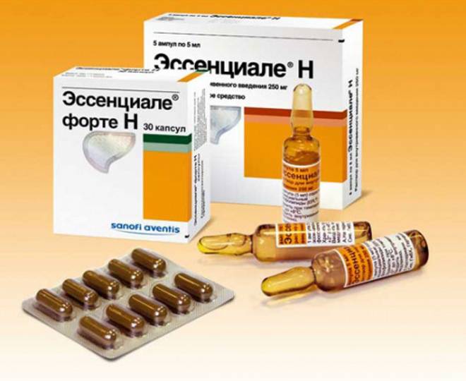 Препарат Эссенциале форте Препарат Эссенциале форте